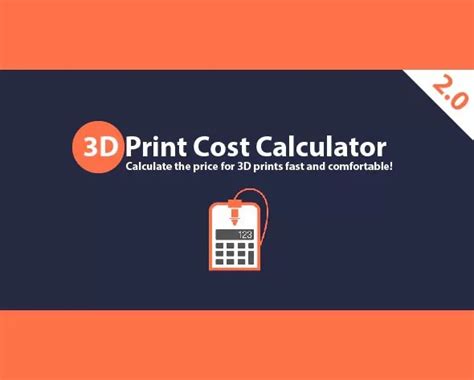 3d print cost calculator stl